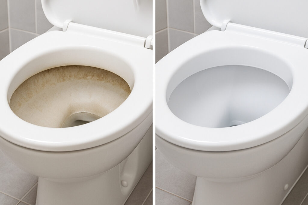 nettoyage de la salle de bain